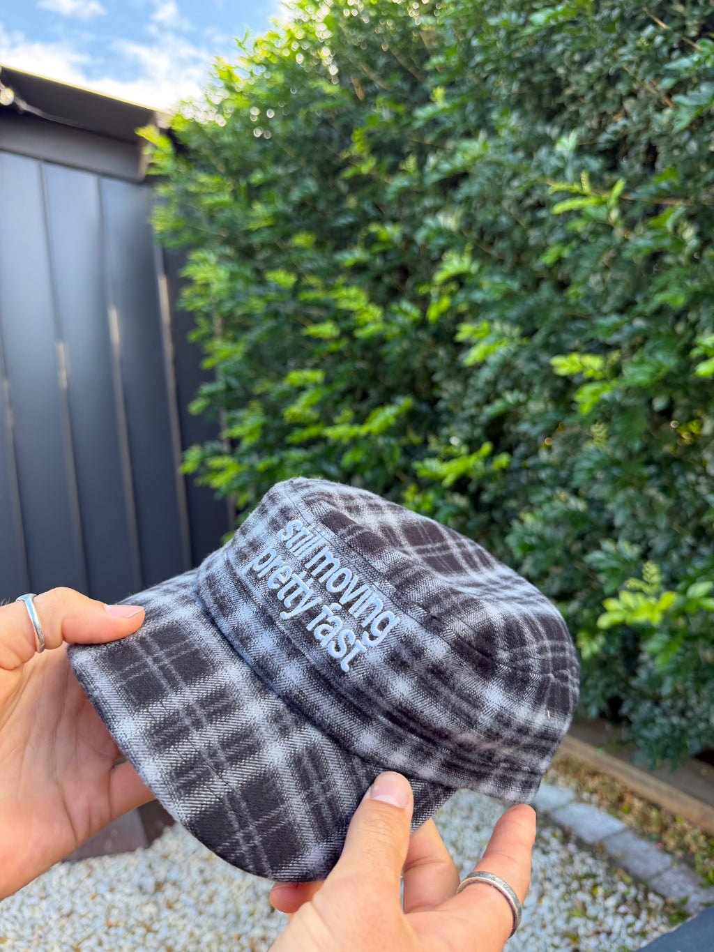 Still moving pretty fast flat top cap