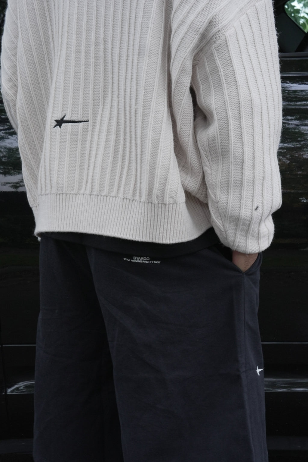Cream knit