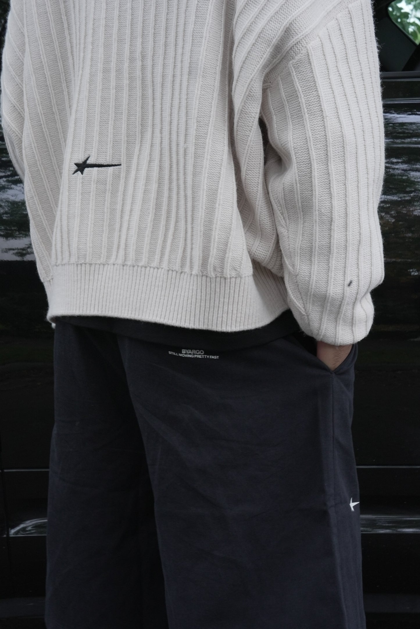 Cream knit