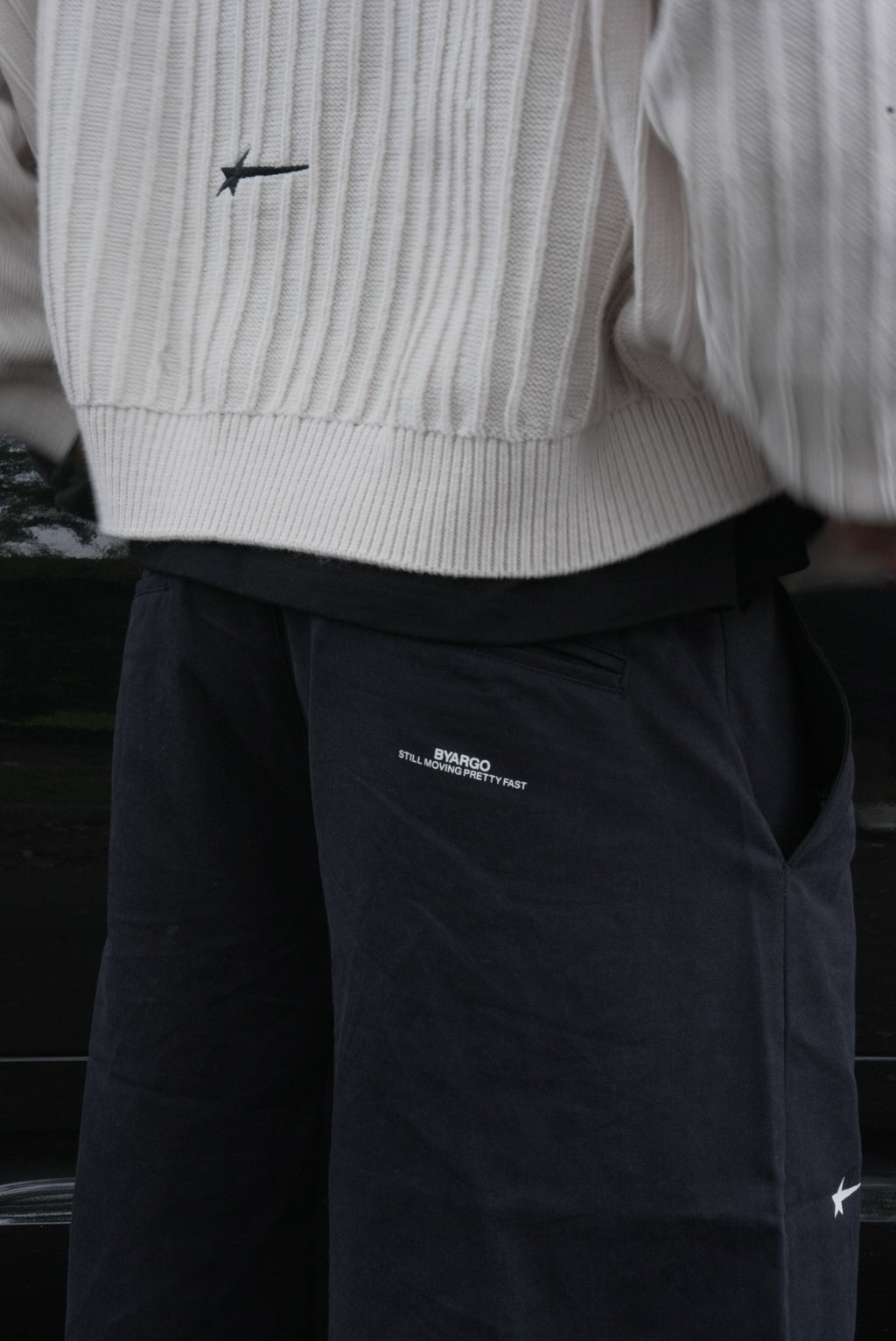 Cream knit