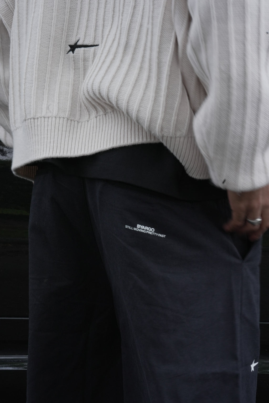 Cream knit