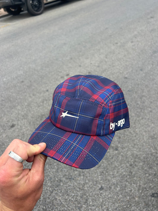 STAPLE CAP - PLAID